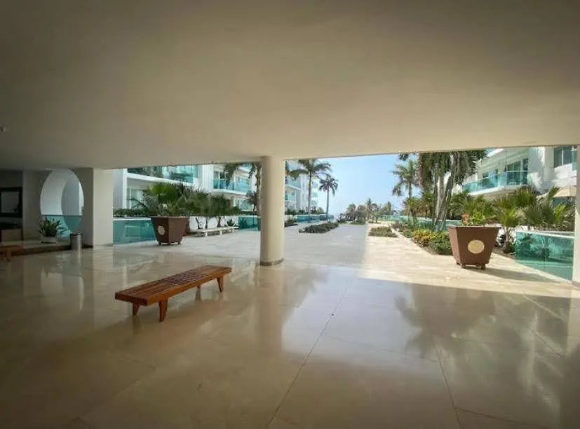 Vista Directa Al Mar Con Amplia Terraza Y 3 Habitaciones Cartagena Apartment
