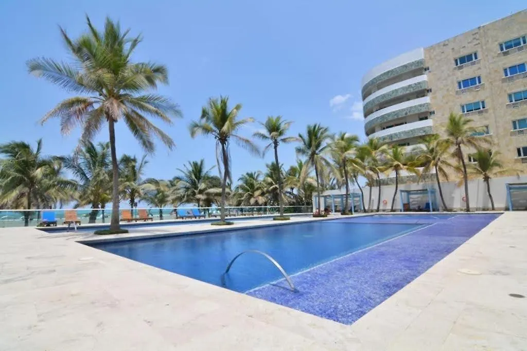 Vista Directa Al Mar Con Amplia Terraza Y 3 Habitaciones Cartagena Colombia